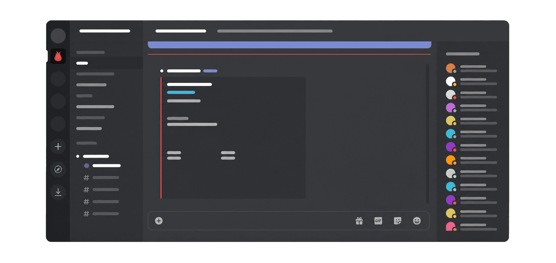 Blaze Monitors Discord application preview